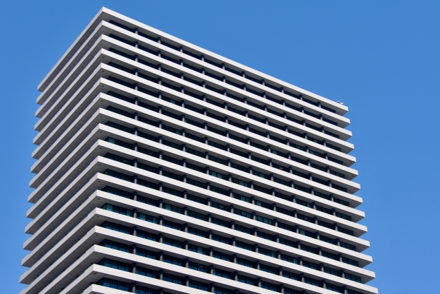 高層マンションの外観