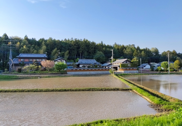 田舎にある戸建て