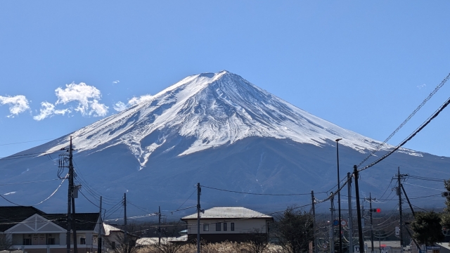真冬の富士山