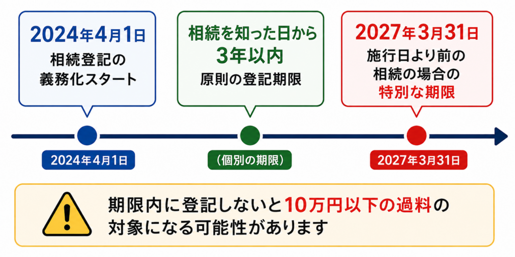 相続登記の注意点